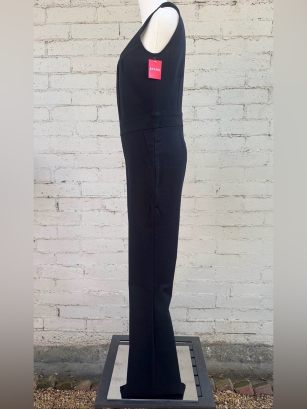 SPANX Perfect Sleeveless Jumpsuit Classic Black Size S - Picture 8 of 16